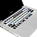 XSKN OS X English Silicone Shortcut Keyboard Skins are Compatible with MacBook 13' 15' 17' US Version