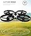 TOZO Q2020 Drone RC Mini Quadcopter Altitude Hold Height Headless RTF 3D 6-Axis Gyro 4CH 2.4Ghz Helicopter Steady Super Easy Fly for Training [Black]