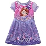 Disney Sofia the First Baby Toddler Girl Short Sleeve Fantasy Nightgown (3T)
