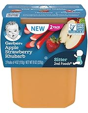 Gerber 2nd Foods, Apple Avocado Pureed Baby Food, 4 Ounce Tubs