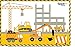 Disposable Placemats for Kids Babies Children Toddlers- 50 Count 4 Adhesive Sticky Sides Construction Party Supplies