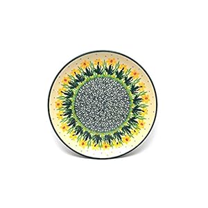 Polish Pottery Plate – Salad/Dessert (7 3/4″) – Daffodil
