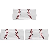 FRCOLOR 3pcs Headband Cozy Hair Bandanas Softball Baseball Hair Ties for Men and Girls Fitbity Fabric Elastic Decor