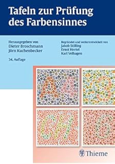 Tafeln Zur Prufung Des Farbensinnes Farbensehens Amazon De