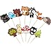 Kapoklife 11 36-Pack Cute Creatures Cupcake Picks, Animal Friends Toppers, Kids Woodland Theme Baby Shower Birthday Party Cake Decor, 1