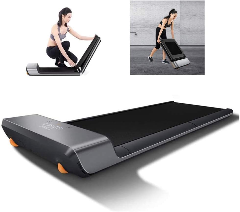Folding Walking Pad, Treadmill for Home, Footstep Induction Speed Control Remote Control Electric Treadmill with Noise Free Free Installation Walking Machine 0-6KM/h ZHW345