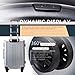 Coolife Luggage Suitcase PC+ABS with TSA Lock Spinner Carry on Hardshell Lightweight 20in 24in 28in (grey, L(28IN))
