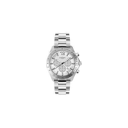 Jacques Lemans 1-1751F Sports Analogue White Dial Watch for Men, Boys