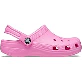 Crocs Unisex-Child Classic Clogs, Taffy Pink, 1 Little Kid