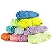 Glow in The Dark Zesty 550lb Paracord – 21 Strand Luminous Parachute Cord for Nighttime Outdoor Utility – 8 Colors and Length Options of 25', 50’, 100’, and 1,000’