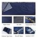 Sleeping Bag, ieGeek Lightweight Envelope Sleeping Bags with Compression Sack Portable Waterproof for 3 Season Travel Camping Hiking Backpacking Outdoor Activities,Ultra-Large for Kid/Adults (Blue)