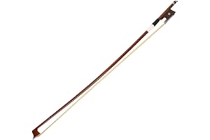 SUPVOX 1/4 Size Violin Bow 55cm Pernambuco Wood Horsehair, Balanced Violin Accessory for Beginner Practice and Performance