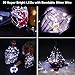 Adecorty SL-WBLWC12-CW Wine Bottle Lights with Cork Battery Powered Fairy Lights 12 Pack 20 LED Cool White