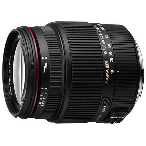 Sigma 18-200mm F3.5-6.3 II DC OS HSM Lens for Canon SLR Camera (OLD MODEL)