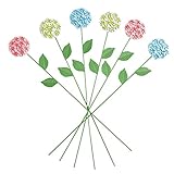 Miles Kimball Mini Hydrangea Yard Planter Stakes, Set of 6 Maple Lane Creations