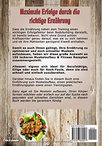 Protein Kuche Muskelaufbau Fur Berufstatige 150 Schnelle Fitness Rezepte Die Eiweissreiche Ernahrung Inkl Bodybuilding Tipps Frauen Und Manner German Edition Kraft Ist Diplom Alexander Gluckshaube 9783967860047 