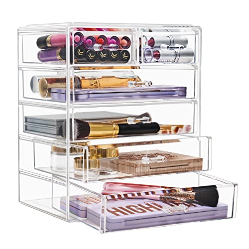 Sorbus Acrylic Makeup Organizer Organization and Storage Case for