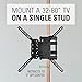 Made for Amazon Full-Motion TV Wall Mount for 32 to 80 TV