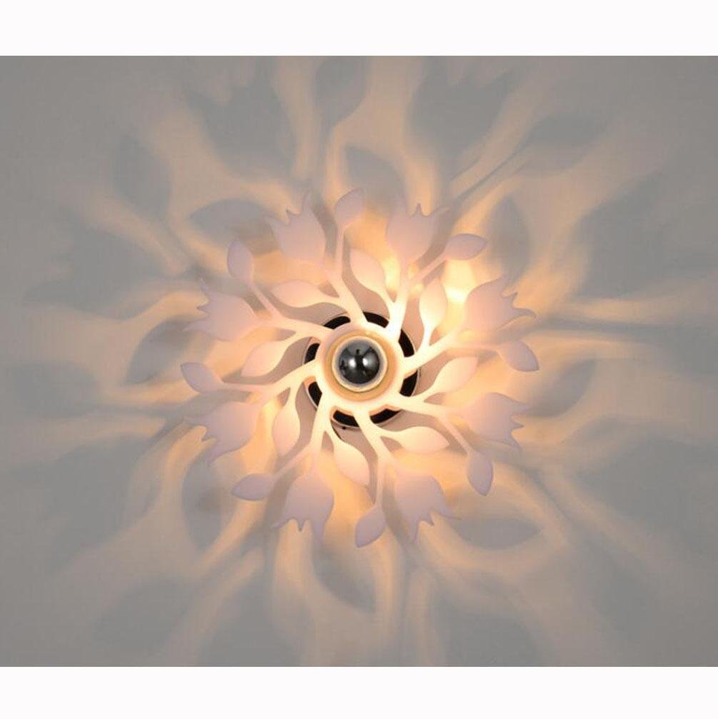 Wandleuchte Wandleuchten Wandlampe Modern Acryl Blumen Zweige