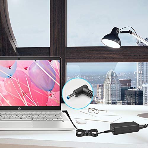 aifulo Adaptador Cargador para HP,Computadora portátil Cargador 19.5V 2.31A 45W,Fuente de alimentación Adaptador compatible HP ProBook 430 G4 440 G4,HP Stream 1113 Serie,HP Chromebook 11 14,HP Envy 13