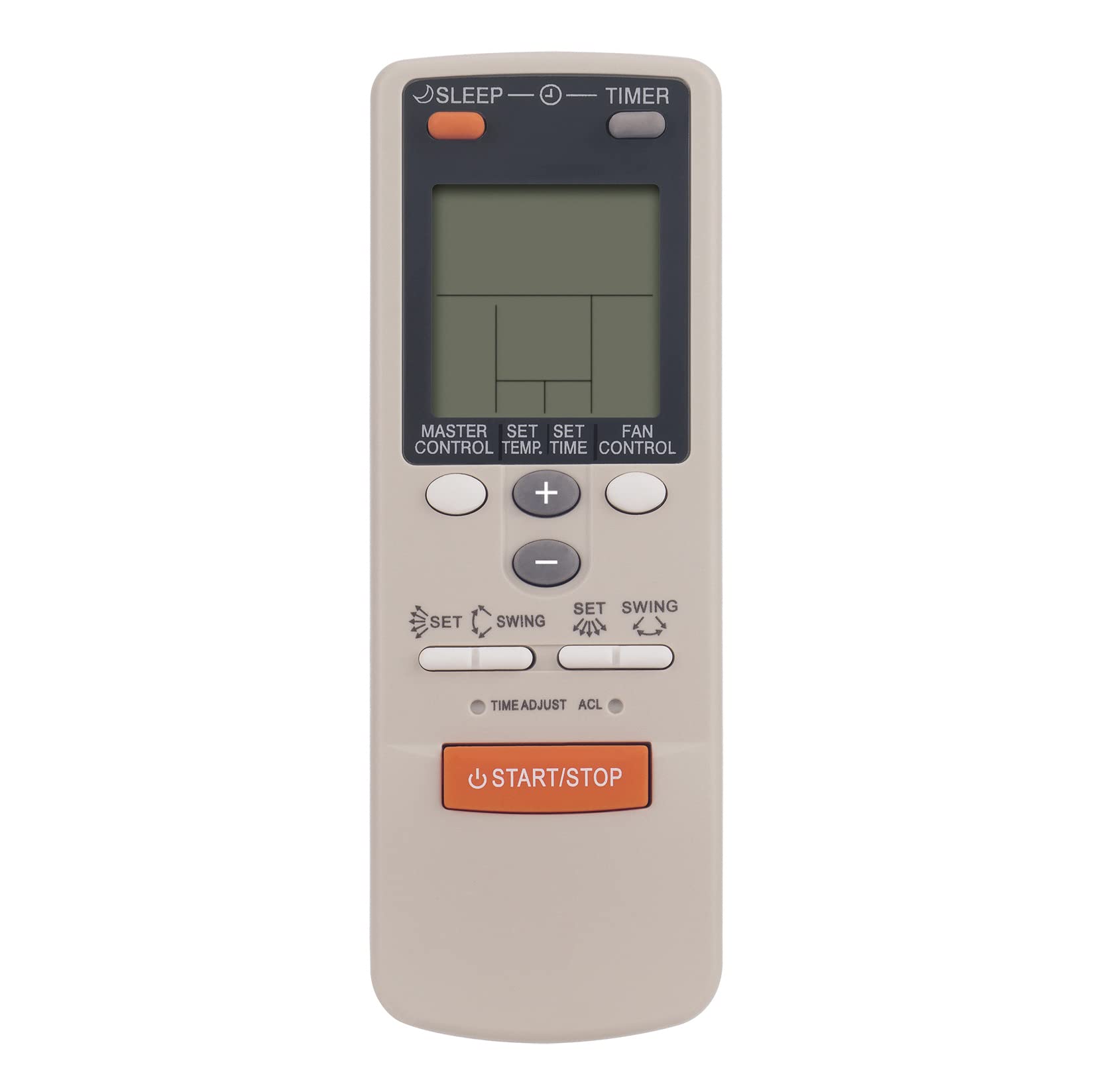 AULCMEET AR-JW2 Replacement Remote Control Compatible with Fujitsu 433 MHz Air Conditioner AR-DB2 AR-DB4 AR-DB6 AR-JW11 AR-J AR-HG1 AR-JW1 AR-JW27 AR-JW17