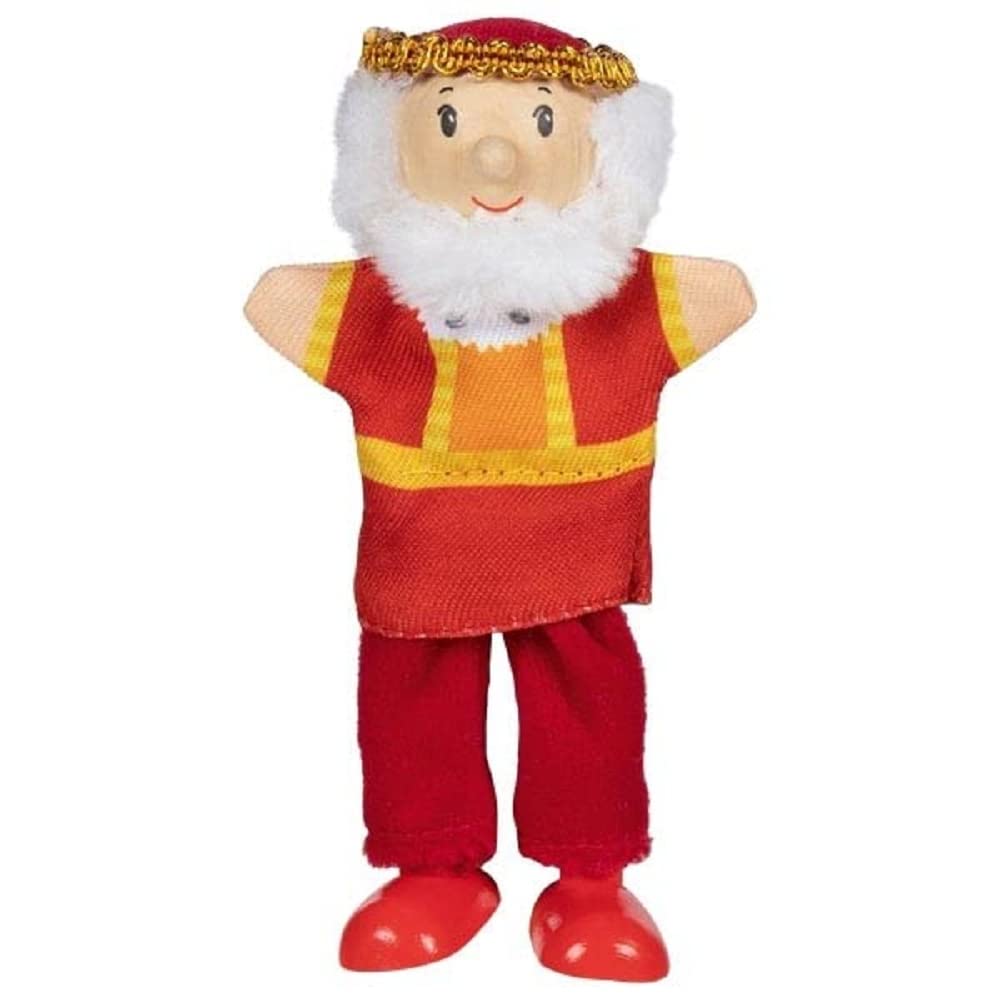 Goki - Finger Puppet with Legs, King, Multicoloured (51527)