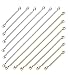 Jstyle 8-12 Pcs Stainless Steel Extender Chain for Necklace Bracelet Set Jewelry Extenders