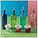 Unique Kitchen Olive Oil, Liquid Dish or Hand Soap Glass Bottle Dispenser ~ G179VF ~ Aqua Metal Pour Spout Included with Glass Bottle