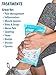 IceWraps 6x9 Instant Cold Pack - 6 Single Use Breakable Ice Packs for Injuries, Disposable, Emergency First Aid Squeeze Bag to Activate