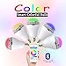 Wireless Bluetooth Speaker Smart LED Light Bulb - WEKSI Dimmable Multicolored Color Changing Lights Desk Lights Bar Sinks - Smartphone Free APP Controlled