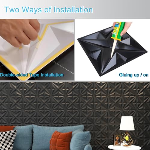 MIX3D 3D Wall Panels, Star Textured PVC Wall Panels For Interior Wall ...