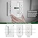 Wall Surge Protector, Lovin Product Multi Plug Outlet Wall Tap Power Strip with 2 USB Ports, 6 Protected Outlets (3 Swivel Outlet), Grounded Indicator, UL Listed, 1050 Joules