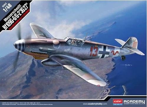 ACA12321 1:48 Academy Bf 109G-6/G-2 "JG27" [MODEL BUILDING KIT]