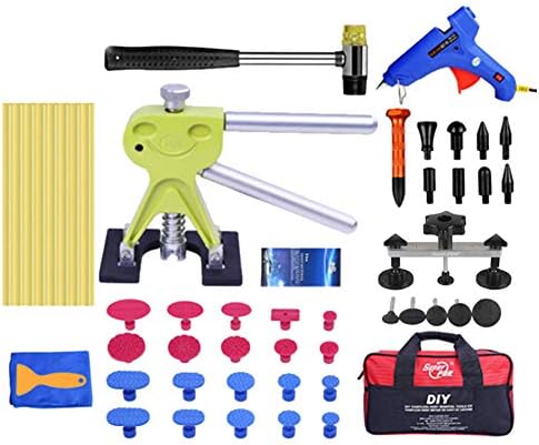 LXDTOOL PDR Dent Puller Suction Cup Tools Kit For Car Rubber Hammer Hail Tools Set [Energy Class A]