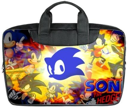 Portable Laptop handbag Custom Sonic the Hedgehog Durable Laptop Bag Sleeve for Macbook Air 15 Inch (Twin sides)