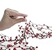 Decorative Artificial Vinyl Garland with Tiny Red Berries for Christmas Holiday Decorating and Home Decor | Use Indoors or Outdoors