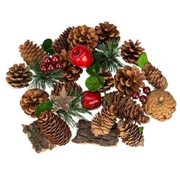 Amazonde Nadeco Weihnachtsdeko Mix Zum Basteln Und