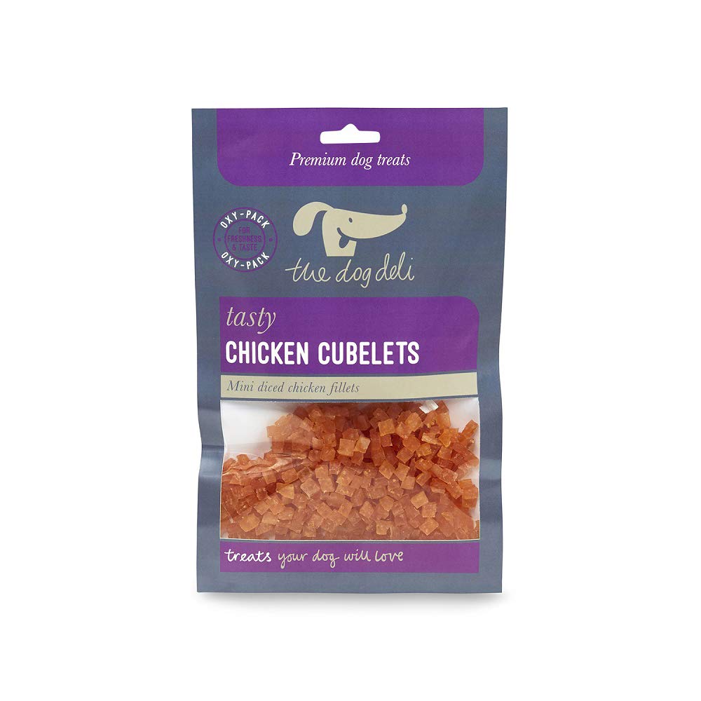 Petface The Dog Deli Chicken Cubelets for Dogs, 100g