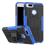Xiaomi Mi A1 Case DWaybox Rugged Heavy Duty Hard Back Case Cover with Kickstand for Xiaomi Mi A1 / Mi 5X 5.5 Inch (Blue)