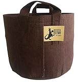 Root Pouch, Boxer Brown Best Quality Grow Bag! 5 Gallon Bundle of 10