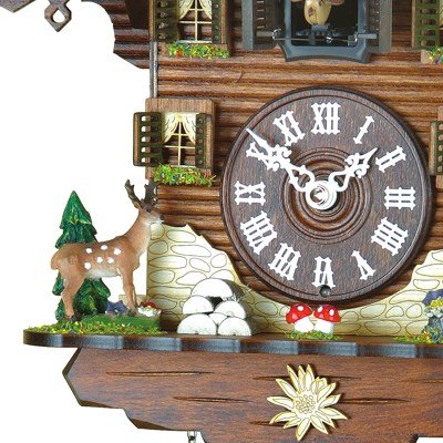 Trenkle Quartz Cuckoo Clock Swiss House TU 432 Q