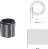 sourcing map Sleeve Bearings 8mm Bore 10mm OD 8mm Length POM Oilless Bushings view 2