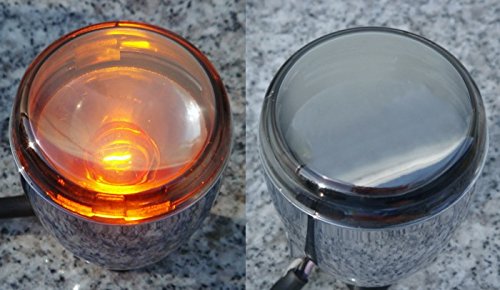 i5 FULL CHROME Turn Signal Lenses for Harley Davidson