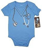 Mon Cheri Baby Doctor Scrubs Funny Baby Boy Girl Novelty Uniform Costume One Piece Infant Cute Bodysuit | 0-3