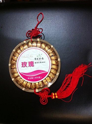 Black tea Tuocha, Grade A 200 gram in bamboo plate packing