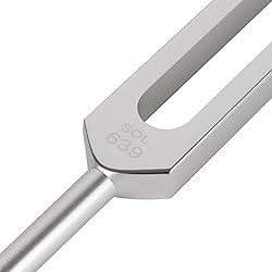QIYUN Tuning Fork Set of 6, 528 Hz Tuning