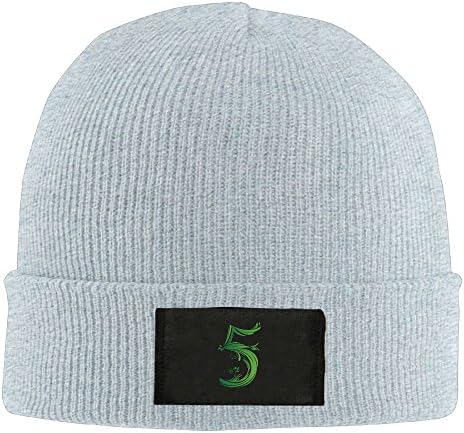 Siaidaoz1 Men's Botany No 5 Warm Mountain Climbing Warm Knit Beanie Skull Cap Cuff Beanie Hat Beanie Hat Ash