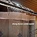 Carttiya Clear Shower Curtain Liner, PEVA Bath Curtain Mildew Resistant Anti-Bacterial Shower Clear Curtain Liner - Non Toxic, Eco-Friendly, No Chemical Odor, 72 x 72
