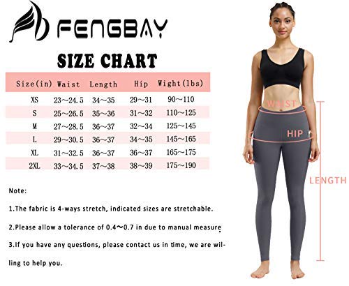 Fengbay-2-Pack-High-Waist-Yoga-Pants-Pocket-Yoga-Pants-Tummy-Control-Workout-Running-4-Way-Stretch-Yoga-Leggings