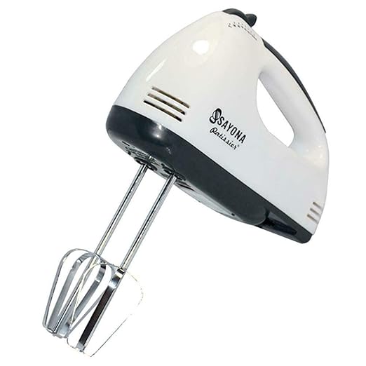 CPEX Hand Mixer Easy Mix-300W with 7 Speed Control & Detachable Stainless-Steel Finish